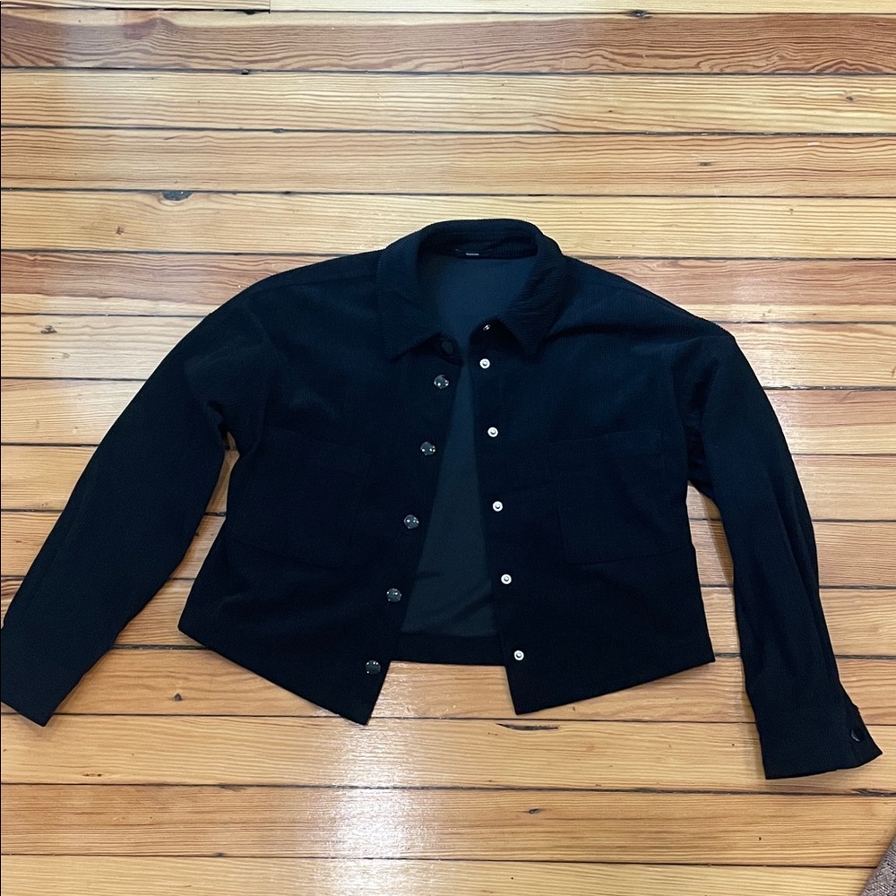 Elegant Black Women's Utility Jacket